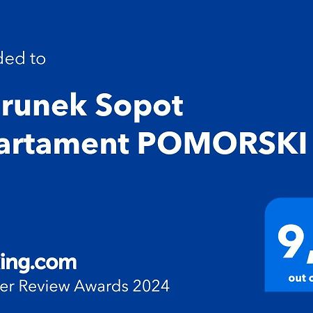 Kierunek Sopot Apartament Pomorski Exteriör bild